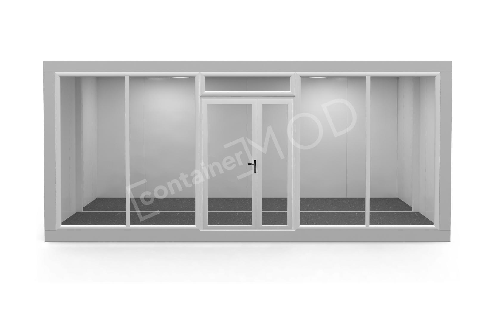 Container Comercial 6x4.8m Alb ContainerMod
