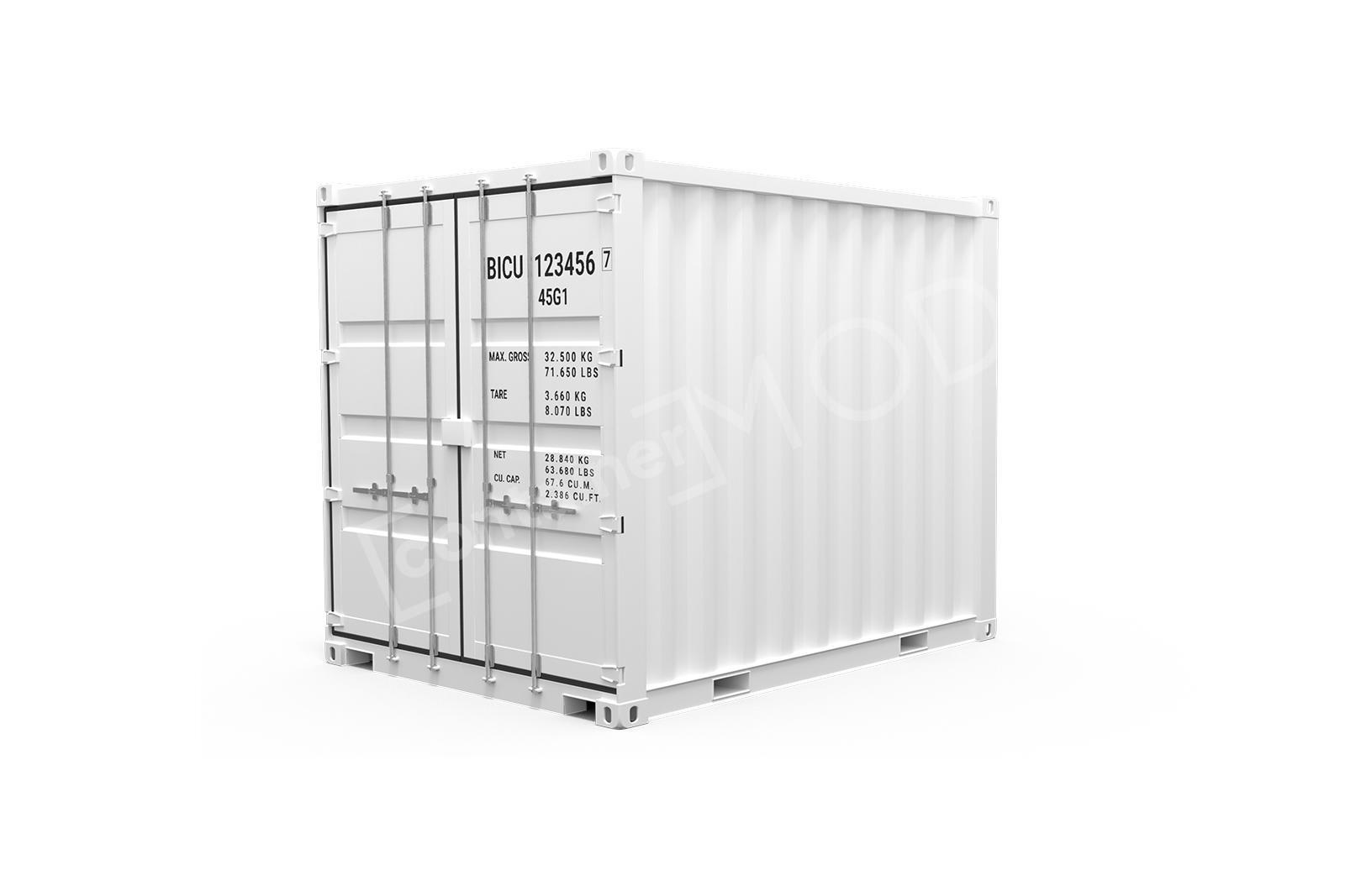 Container Maritim 10' Alb ContainerMod