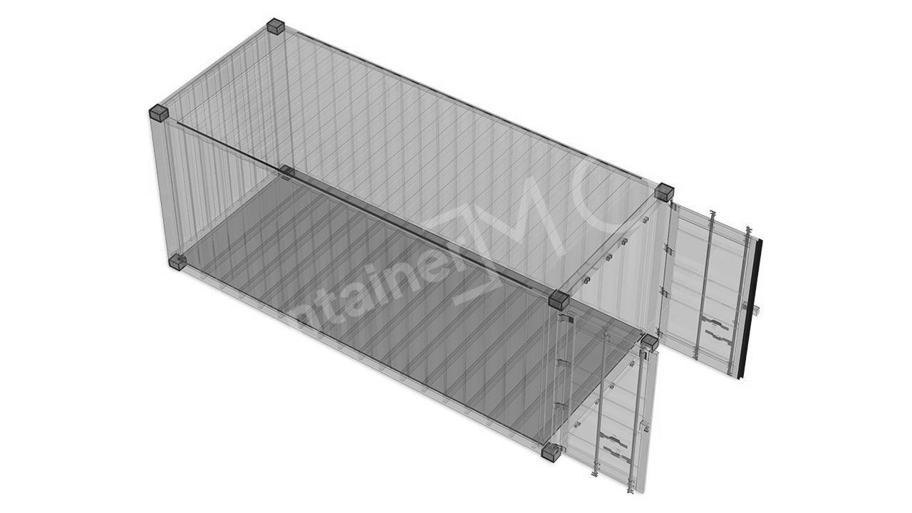 Container Maritim 20' Albastru ContainerMod