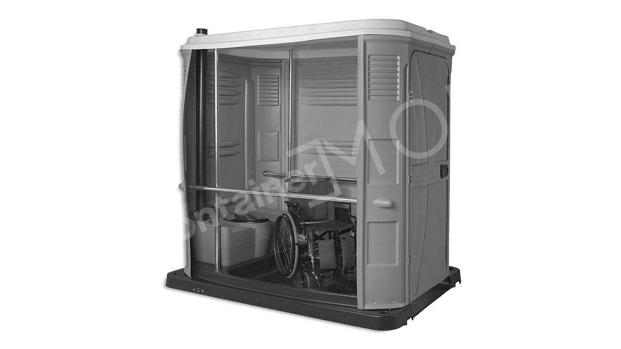 Toaleta ecologica pentru persoane cu dizabilitati Blue ContainerMod